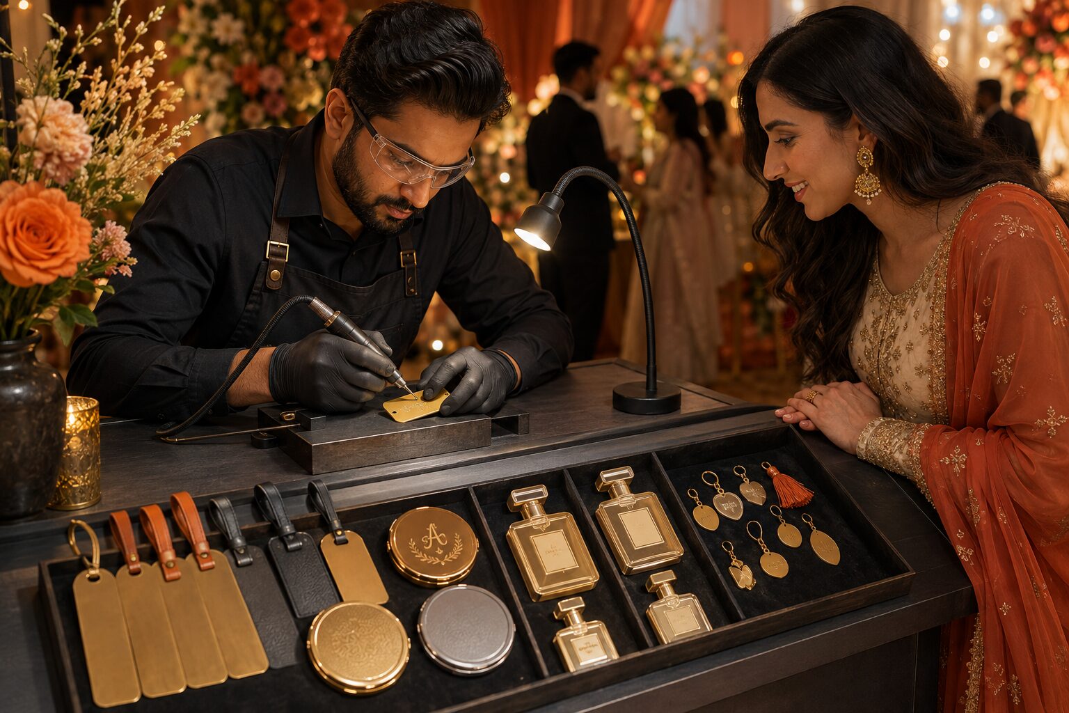 Live Engraving Bar concept